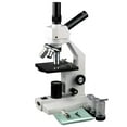 thumbnail image 1 of AmScope 40x-400x Biological Dual-View Compound Microscope New, 1 of 4