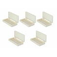 thumbnail image 1 of AmScope 5-Pack of Plastic Holding Boxes for Microscope Slides - Each Holds 50pcs, 1 of 2