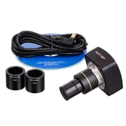 AmScope 5MP USB Camera for Microscopes Windows XP/Vista/7/8/10 and Mac OS + Testing Slides New