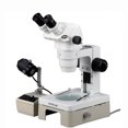 thumbnail image 1 of AmScope 6.7X-90X Trinocular Zoom Stereo Embryo Transplant Microscope New, 1 of 4