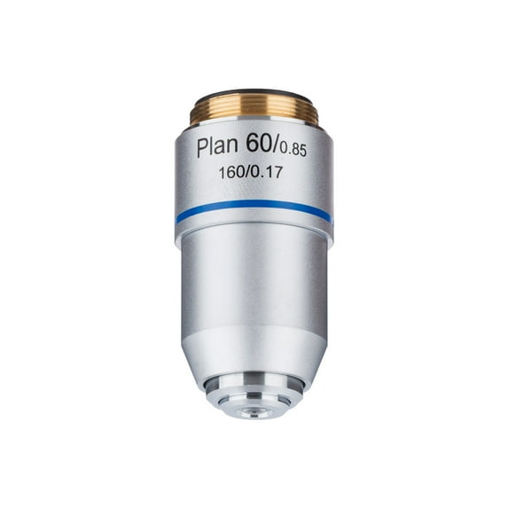 AmScope 60X Plan Achromatic Compound Microscope Objective Lens