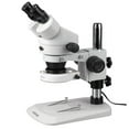 thumbnail image 1 of AmScope 7X-45X Stereo Zoom Inspection Microscope with 80 LED Ring Light New, 1 of 4