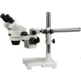thumbnail image 1 of AmScope 7X-45X Stereo Zoom Microscope with Single Arm Boom Stand New, 1 of 4