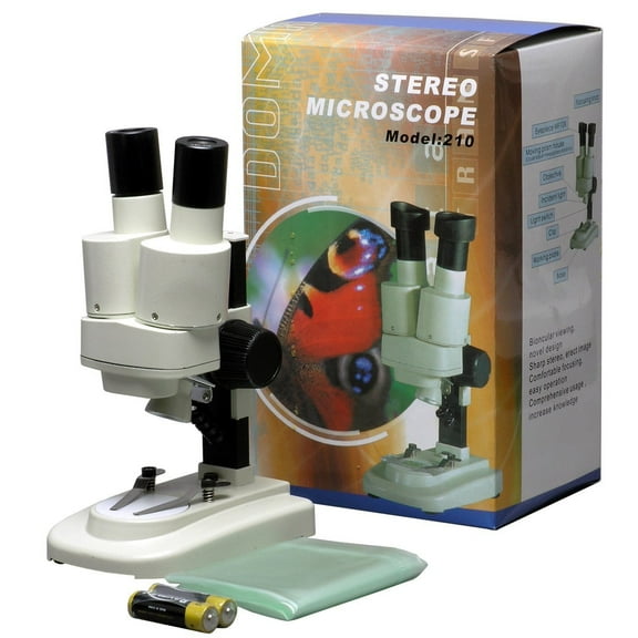 AmScope AMSCOPE-KIDS Portable LED Stereo Microscope 20X New
