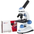 thumbnail image 1 of AmScope AmScope-KIDS 40X-400X Dual Illumination Microscope for Kids (Blue) New, 1 of 4