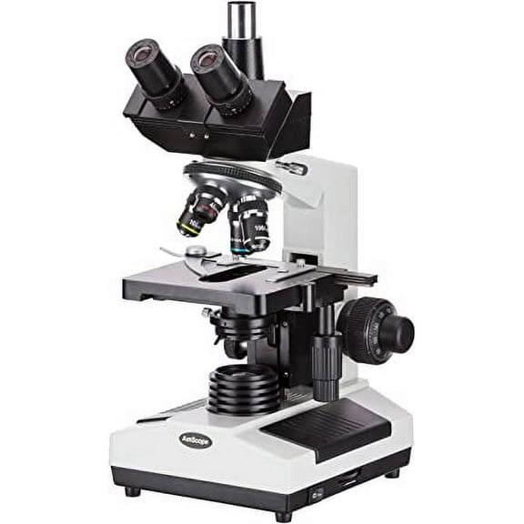AmScope Doctor Veterinary Clinic Biological Trinocular Compound Microscope 40X-1600X New
