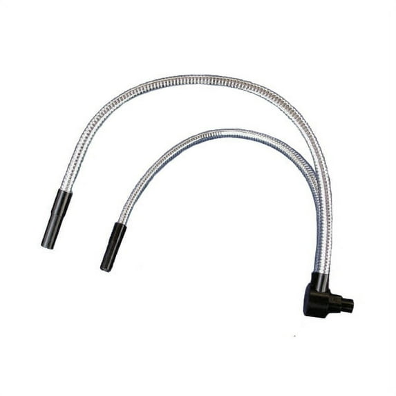 AmScope Dual Gooseneck Fiber Optic Attachment For Microscope Illuminators New