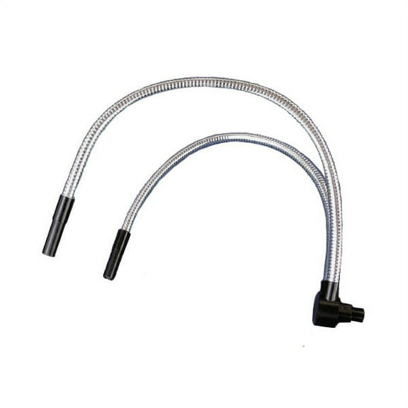 AmScope Dual Gooseneck Fiber Optic Attachment For Microscope Illuminators New