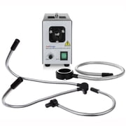 AmScope Fiber Optic Light Microscope Illuminator 150W Ring Double & Single Gooseneck Lights New