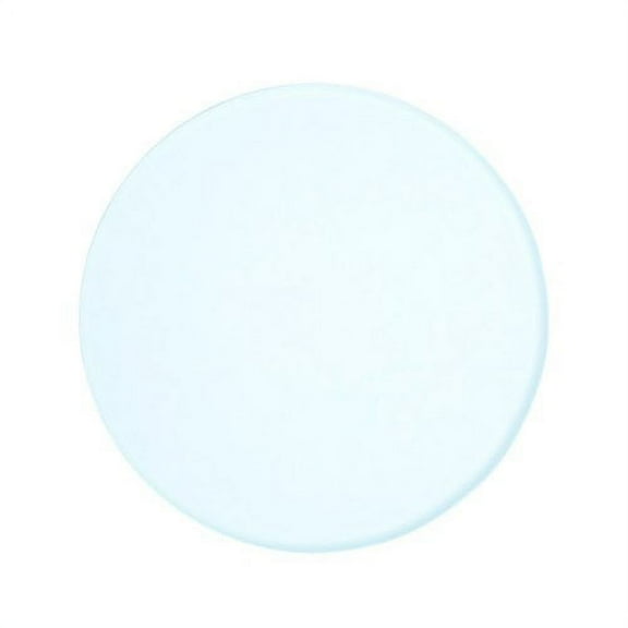 AmScope GP-95 3-3/4 Inch (95mm) Frosted Round Glass Plate for Stereo Microscopes