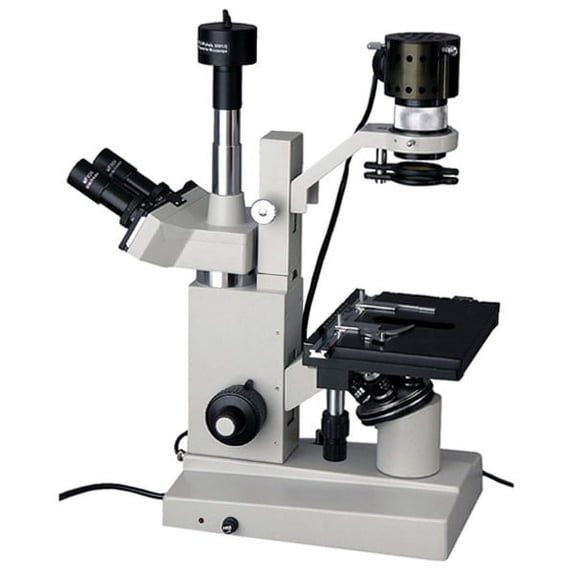 AmScope Inverted Tissue Culture Microscope 40X-800X + 5MP Digital Camera New