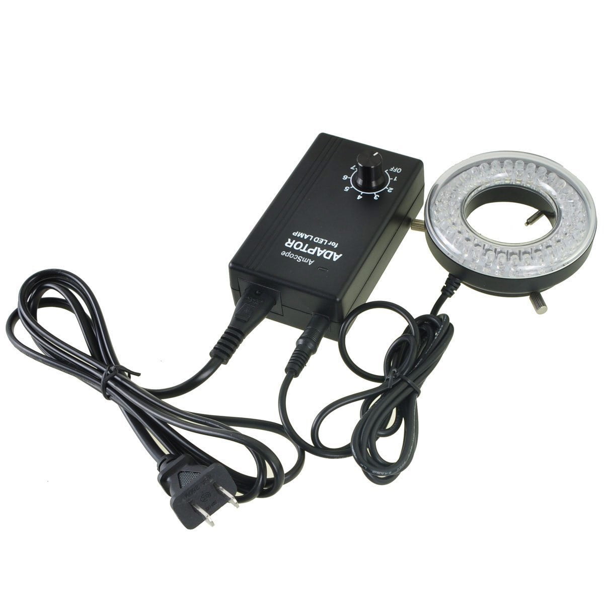 amscope 64-led microscope led ring light with adapter - Walmart.com