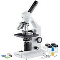 thumbnail image 1 of AmScope M500-MS Monocular Compound Microscope, WF10x Eyepiece, 40x-1000x Magnification, Anti-Mold Optics, Tungsten Illum, 1 of 4