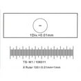 thumbnail image 1 of AmScope Microscope Stage Calibration Slide for USB Camera 0.01mm Stage Micrometer, 1 of 2