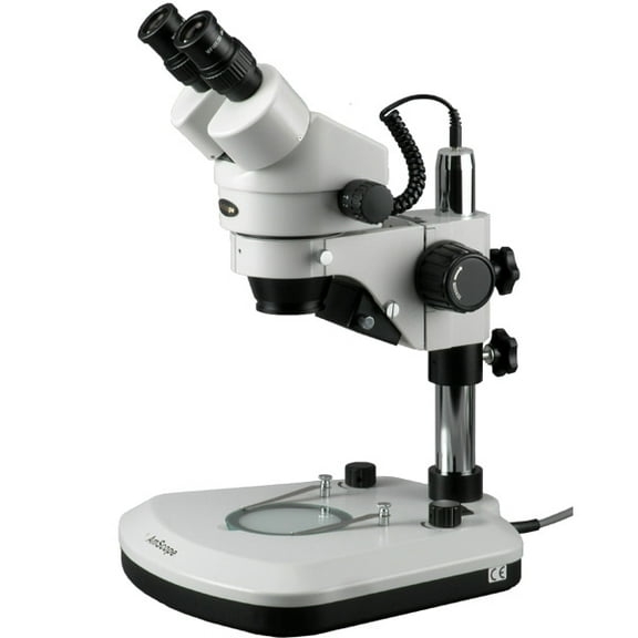 AmScope New LED Binocular Stereo Zoom Microscope 7X-90X New