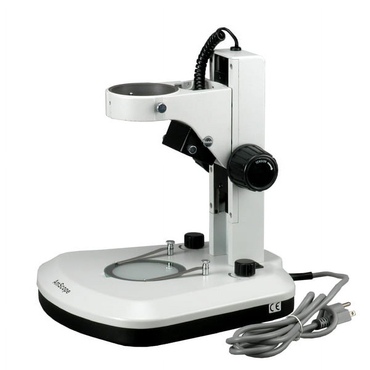 AmScope New Microscope Table Rack Stand with Top & Bottom LED Lights ...