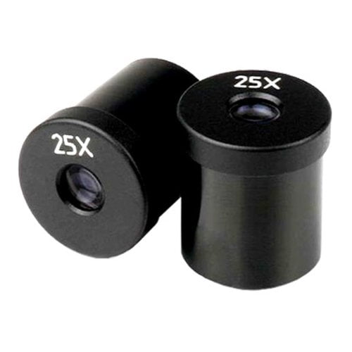 AmScope Pair of 25x Microscope Eyepieces (23mm)