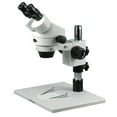thumbnail image 1 of AmScope SM-1B 7X-45X Binocular Stereo Zoom Microscope With Super Large Stand, 1 of 4