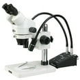 thumbnail image 1 of AmScope SM-1BS-L6W Professional Binocular Stereo Zoom Microscope, WH10x Eyepieces, 7X-45X Magnification, 0.7X-4.5X Zoom, 1 of 2