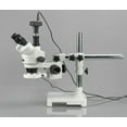 thumbnail image 1 of AmScope SM-3T-80S-M Digital Professional Trinocular Stereo Zoom Microscope, WH10x Eyepieces, 7X-45X Magnification, 0.7X-, 1 of 4