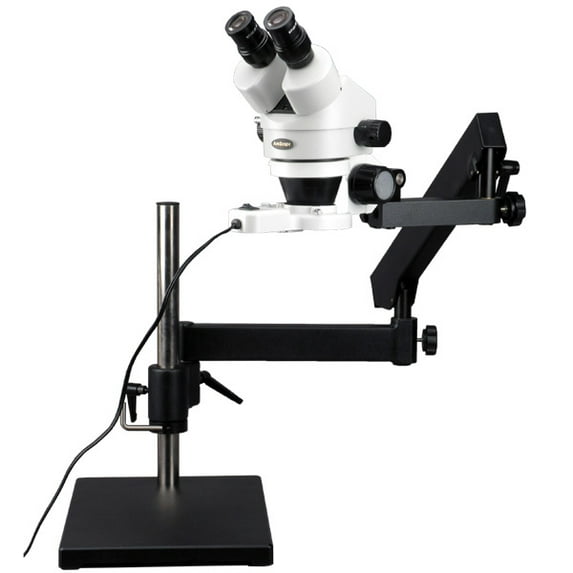 AmScope SM-7BZ-144S 3. 5X-90X Articulating Stand Zoom Microscope