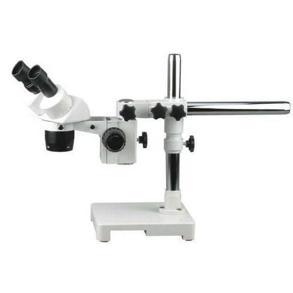 AmScope SW-3B13Y Binocular Stereo Microscope, WH10x Eyepieces, 5X/15X/30X/45X Magnification, 1X/3X Objective, Single-Arm