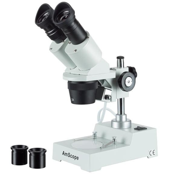 AmScope Sharp Forward Stereo Microscope 20X-30X-40X-60X New