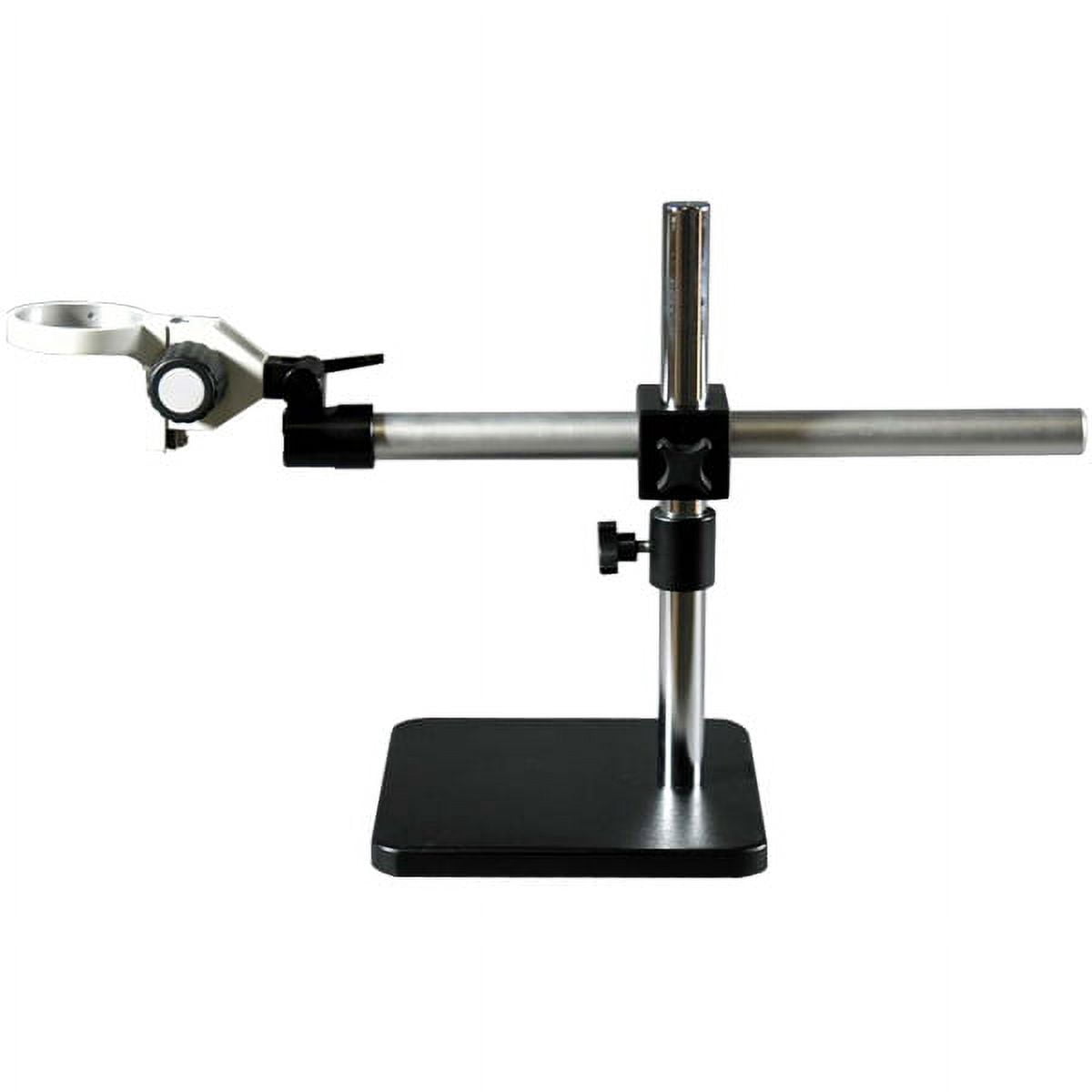 AmScope Single-Arm Solid Aluminum Microscope Boom Stand with 76mm Pin ...
