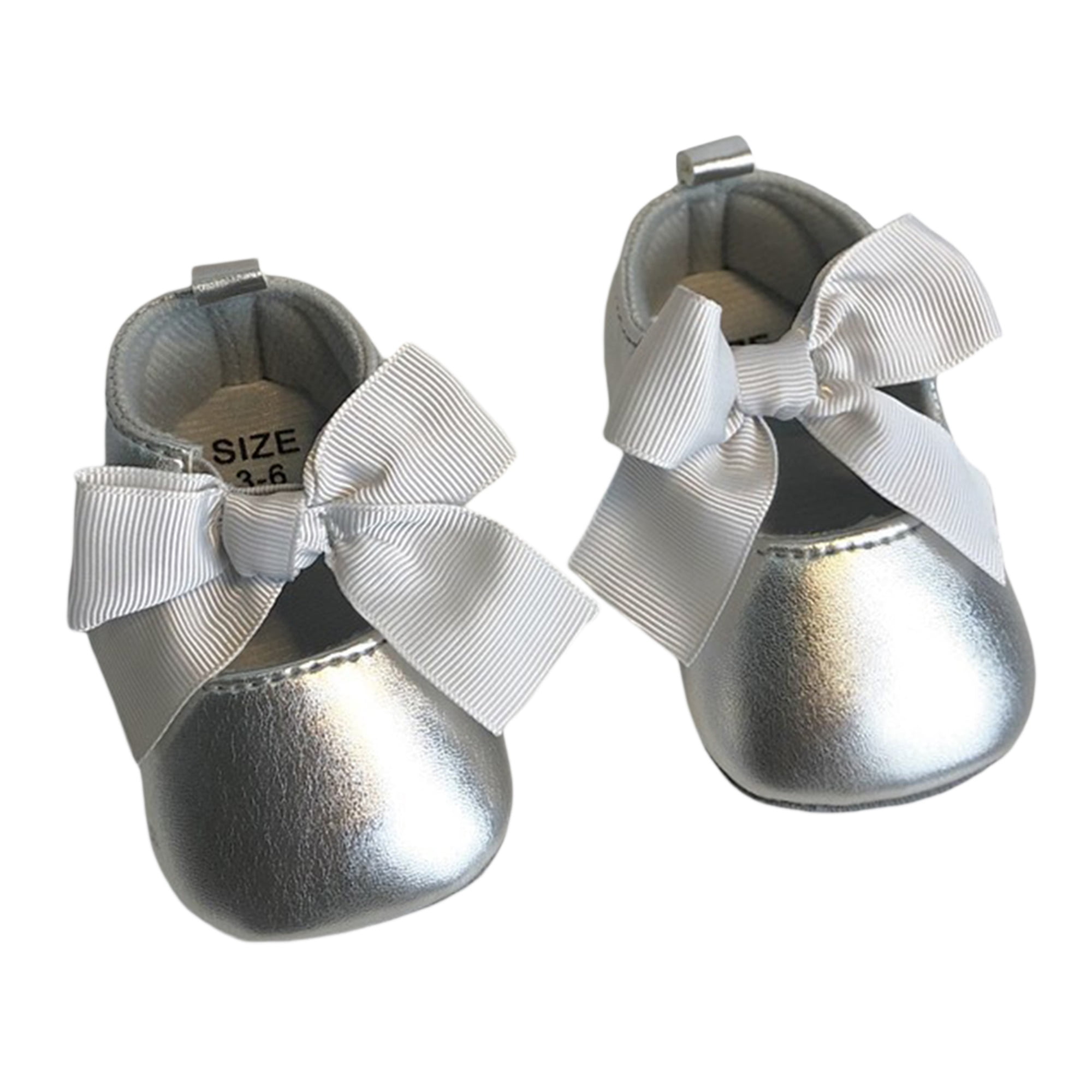 AmShibel Toddler Infant Newborn Baby Girls Leather Shoes First Walking