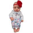 thumbnail image 1 of AmaMary 12 inch Floral Hairband Dress Doll – Charming Ensemble for Creative Play, 1 of 7