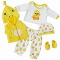 thumbnail image 1 of Babysbule Doll Outfit Set Yellow Duck for Reborn Dolls 5-Piece 18 Inch, 1 of 5