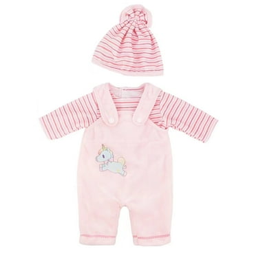 AmaMary 18 Inch Reborn Doll Clothes Girl Doll Work Pants Set Newborn Doll Clothing Accessories Kids Gift