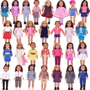 AmaMary 18 inch Reborn Doll Clothes Surprise Gift Set – 5 Sets with Random Colors & Styles for Endless Fun