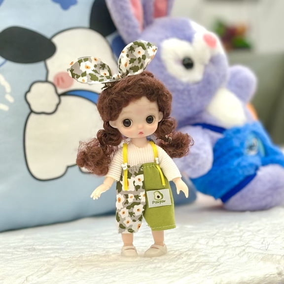 AmaMary 6 inch BJD Princess Doll – Lifelike Multi-Jointed Mini Doll for Kids, Perfect Gift for Girls, Christmas & Birthdays