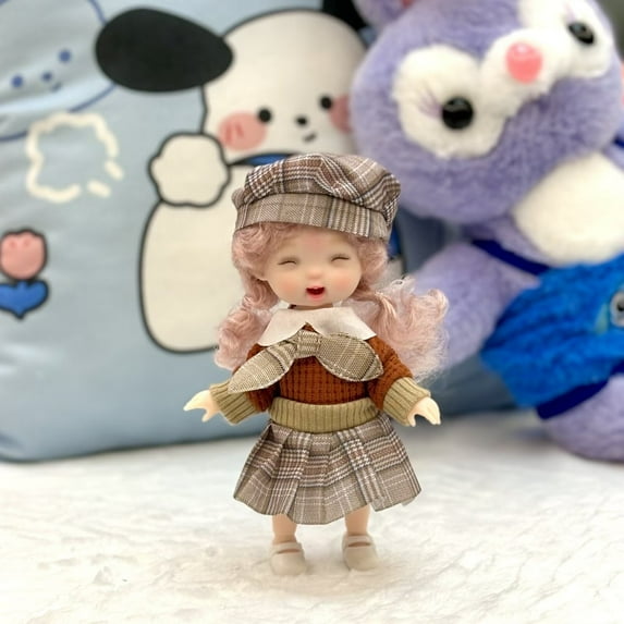 AmaMary 6 inch BJD Princess Doll – Lifelike Multi-Jointed Mini Doll for Kids, Perfect Gift for Girls, Christmas & Birthdays
