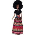 thumbnail image 1 of Babysbule Afro-Black Toy Dolls Fashion Style Diversity Curly Hair Role Play Dressable Dolls Girls Gifts, 1 of 4
