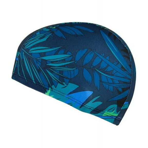 AmaMary Colourful Four-Needle Six-Thread Polyester Swimming Cap Large Swimming Cap Hot Springs Bathing Cap Adult Men Women'S Long Hair