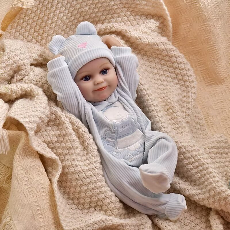 AmaMary Lifelike 16 Inch Reborn Baby Doll Soft Gel Cute Baby Toy