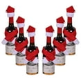 thumbnail image 1 of AmaMary Mini Christmas Hat Christmas Scarf, Wine Bottle Silverware Holder Christmas Beanie Set Home Christmas Decoration (12PCS), 1 of 6