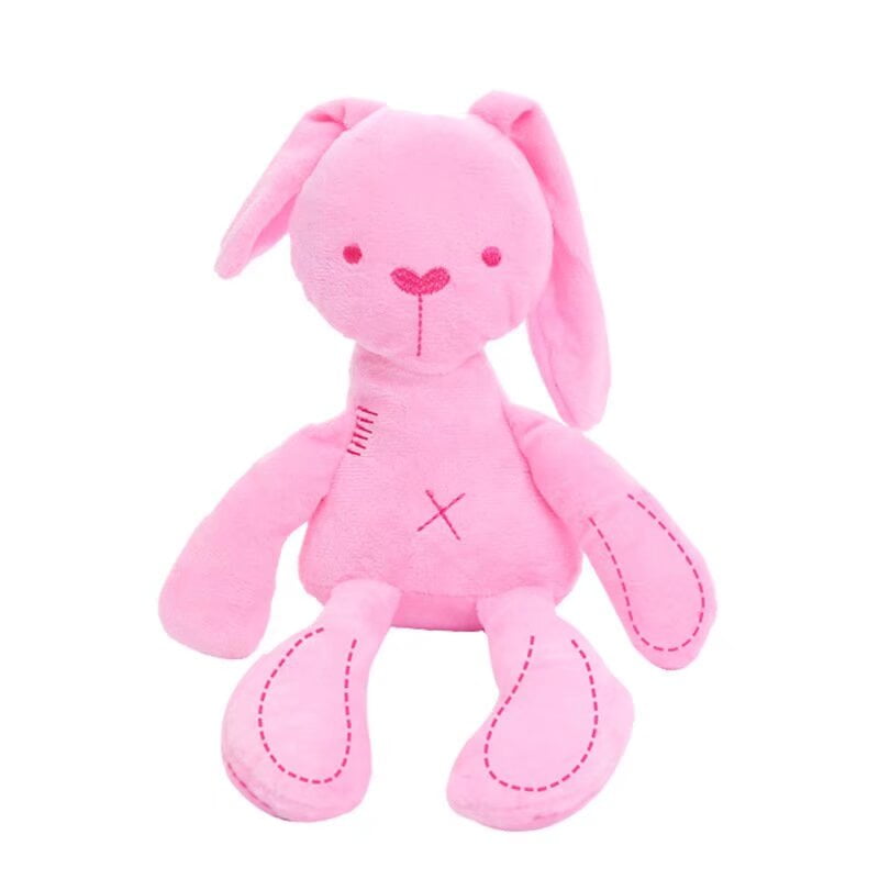 AmaMary Organic Baby Toys Pink Bunny Rabbit Stuffed Animal 7.9 ...