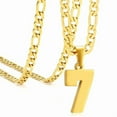 thumbnail image 1 of AmaMary Personalized Jersey Number Necklaces for Mens,Athletes Stainless Steel Sport Number Pendant Chain for Mens Baseball/Basketball/Football Team Inspiration Jewelry, 1 of 6