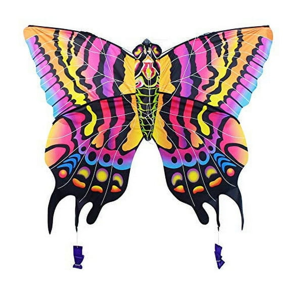 AmaZing Kites 3D Nylon Butterfly Kite with 60" Wingspan (5 ft)