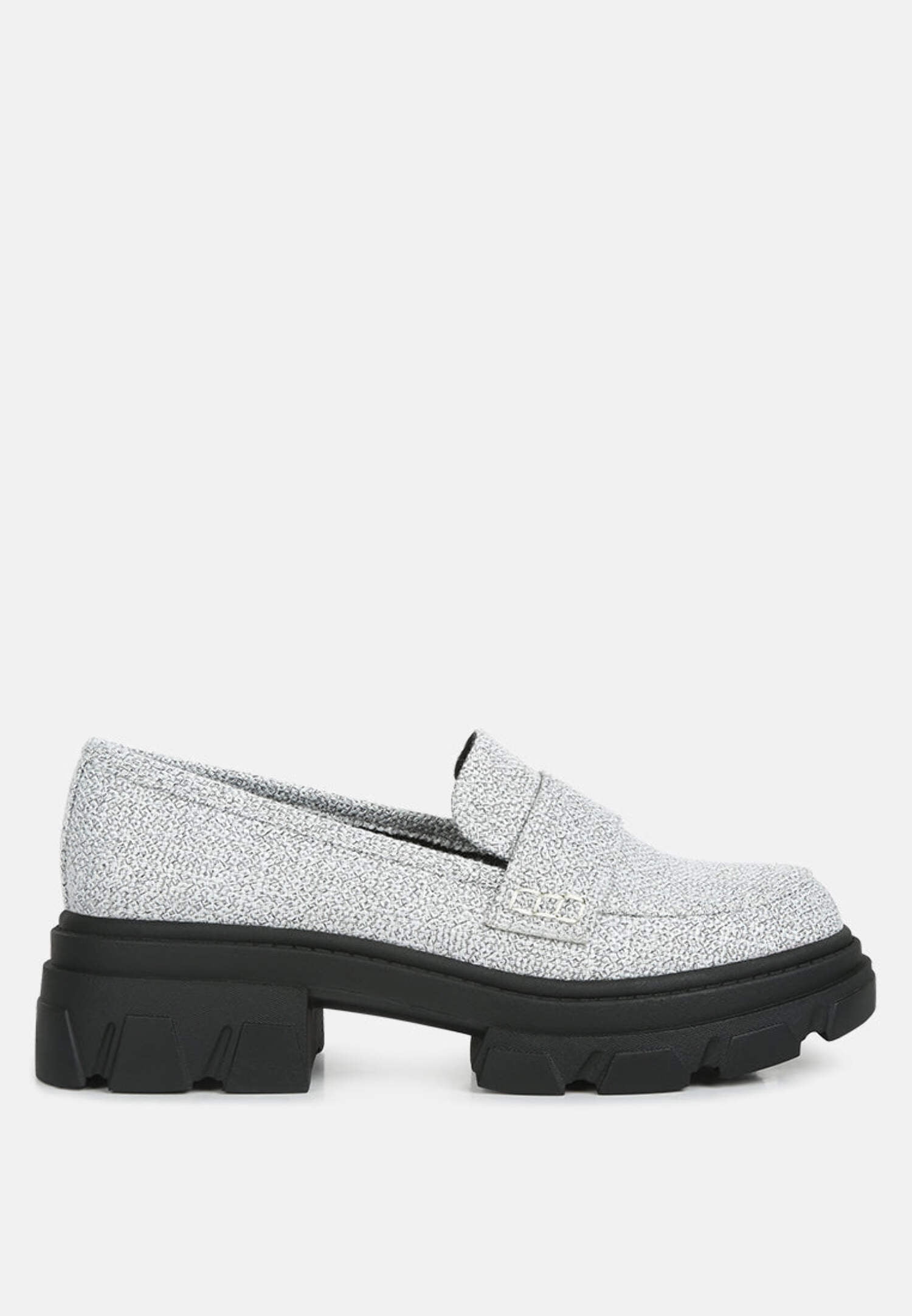 Green Lug Sole Chunky Loafer