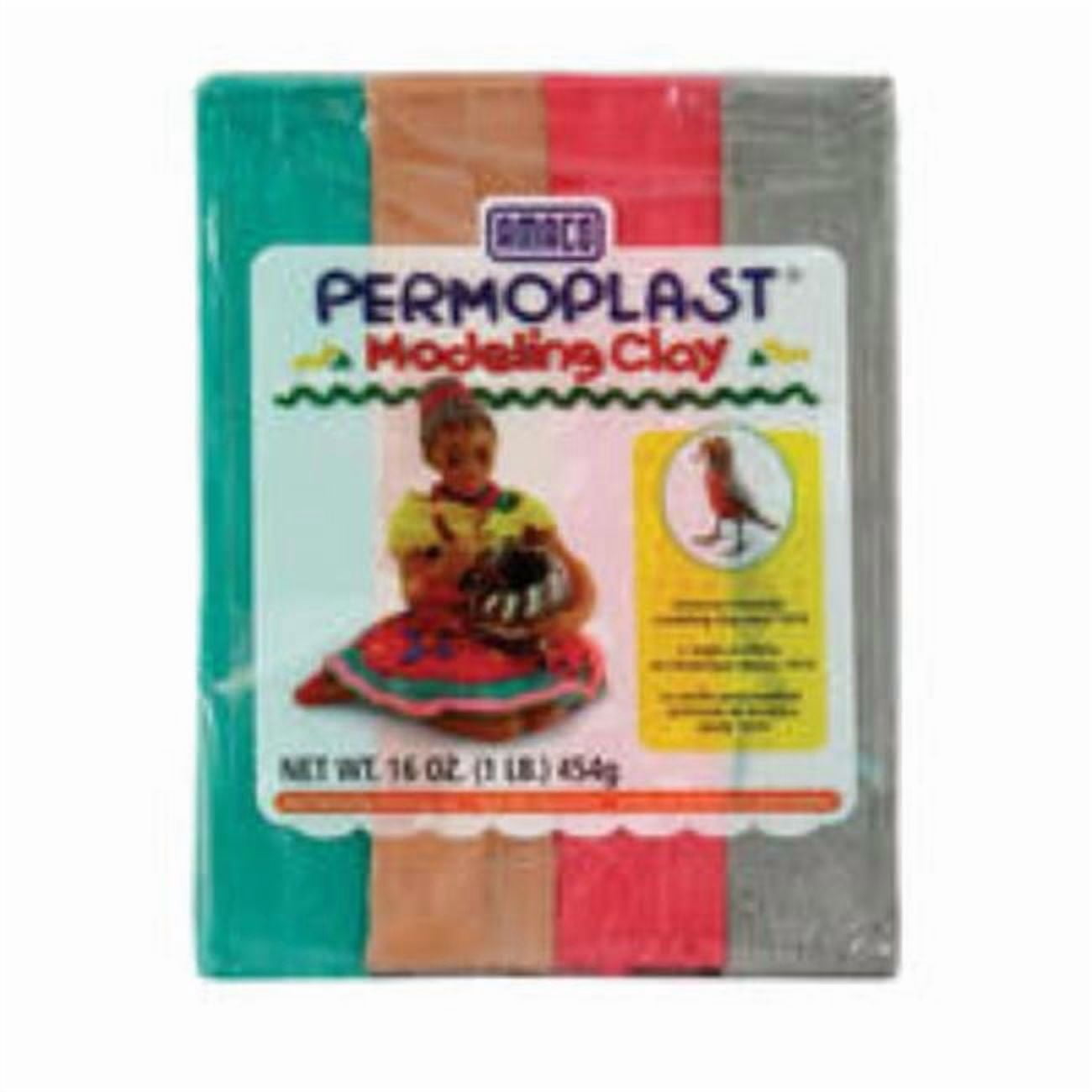 Amaco 90091E 1 lbs Amaco Permoplast Modelling Clay - Assortment Color 34