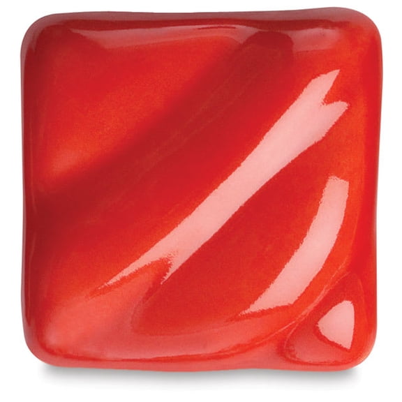 Amaco High Fire Glaze - Red Gloss, Pint