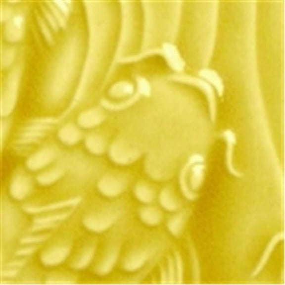 Amaco LG-61 Lead Free Non Toxic Glaze & 1 Pint Plastic Jar - Canary Yellow