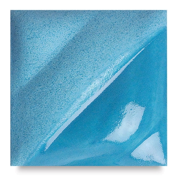 Amaco Lead-Free Velvet Underglaze - Turquoise Blue, 2 oz