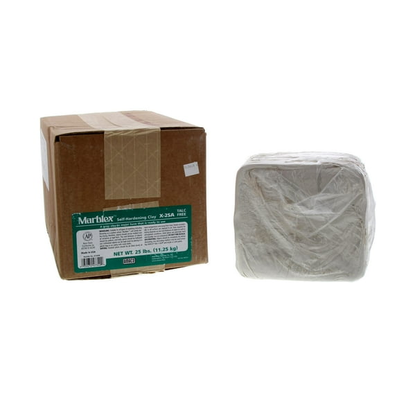 Amaco Marblex Self-Hardening Clay, 25 lbs.