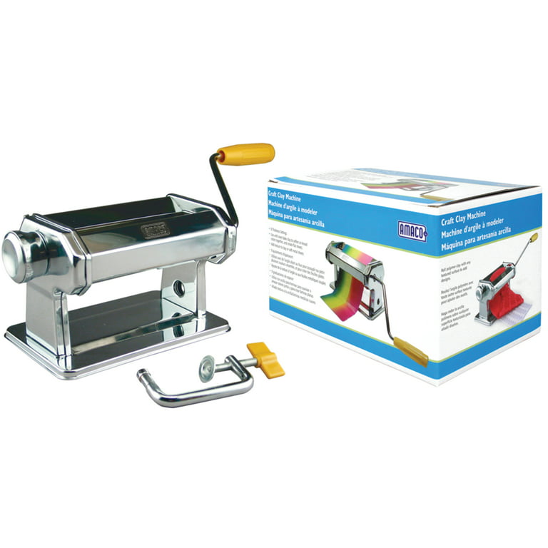  GOOG Craft Pasta Machine for Polymer Clay & Soft Metal Sheets  Polymer Clay Machine for Rolling Dough Fimo Roller Dough Rolling : Arts,  Crafts & Sewing