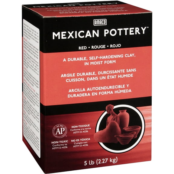 Amaco Mexican Pottery Clay, 5 lbs.